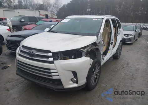 2019 Toyota Highlander Xle из США, поврежденный, VIN 5TDKZRFH2KS551711
